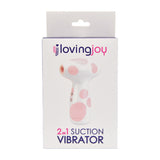 Loving Joy 2 in 1 Suction Vibrator Jumbo Dot