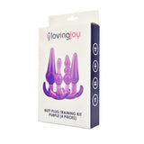 Loving Joy Butt Plug Training Kit Purple