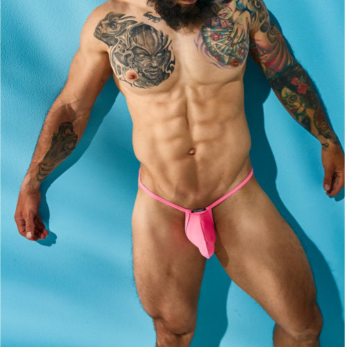 C4M Loopstring Pouch Neon Coral S/M