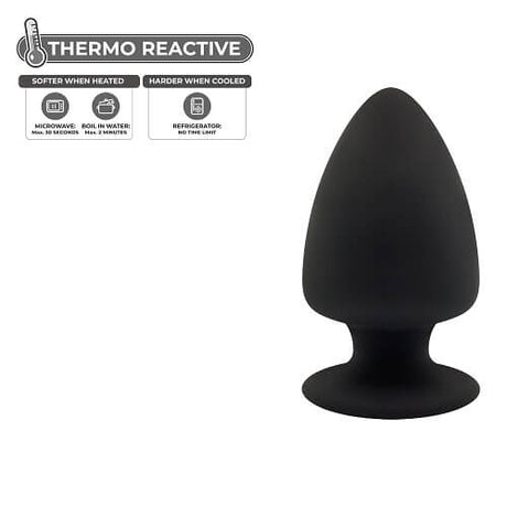 SilexD Dual Density Small Silicone Butt Plug 3.5 inches