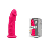 SilexD 7.5 inch Realistic Silicone Dual Density Dildo with Suction Cup Pink