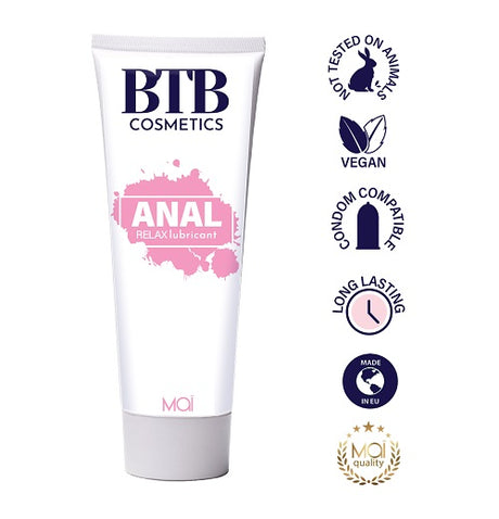 BTB Water Based Anal Relax Lubricant 100ml