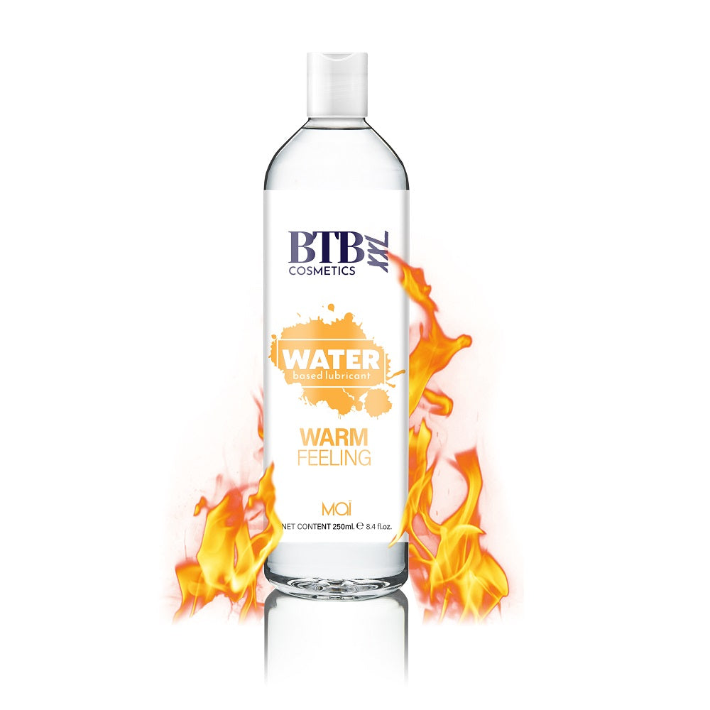 BTB Water Based Warm Feeling Lubricant 250ml