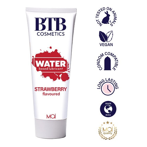 BTB Water Based Lubricant Strawberry 100ml