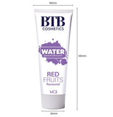 BTB Water Based Lubricant Red Fruits 100ml