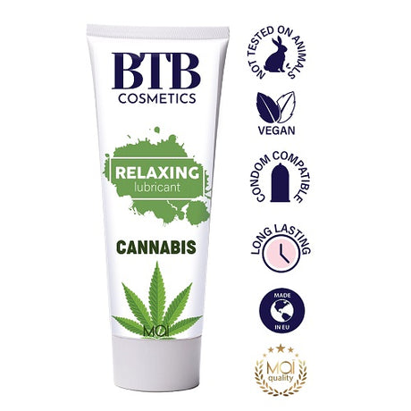 BTB Water Based Cannabis Lubricant 100ml