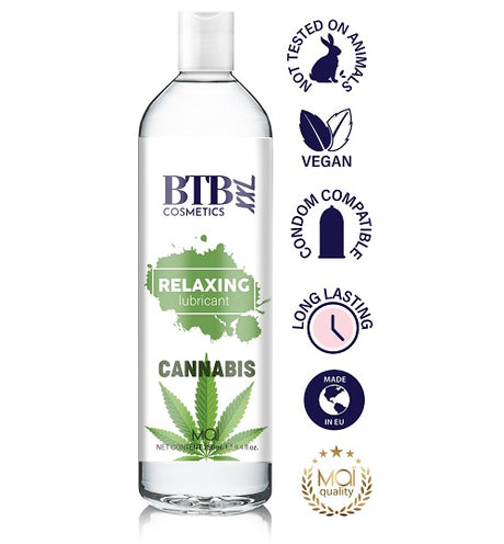 BTB Water Based Cannabis Lubricant 250ml