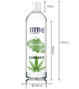 BTB Water Based Cannabis Lubricant 250ml