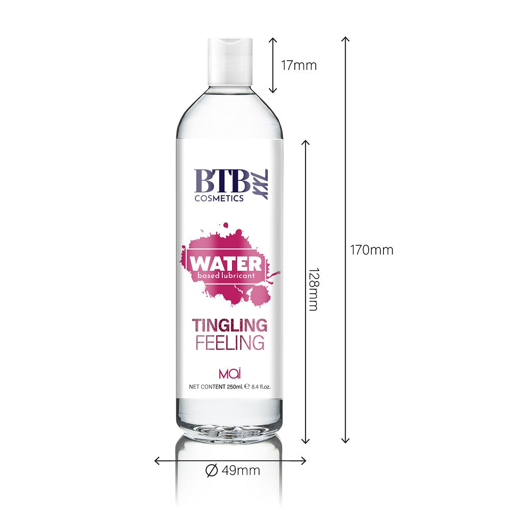 BTB Water Based Tingling Lubricant 250ml