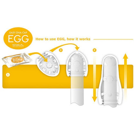 TENGA Wavy Egg Shaped Male Masturbator